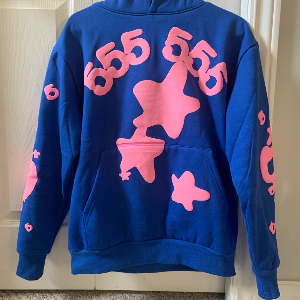 Blue and Pink Kids Hoodie